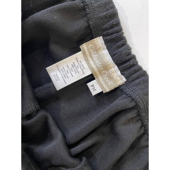 Coldwater Creek Womens Knit Pull On Pants Size PM Travel Straight Leg Stretch - Picture 2 of 13